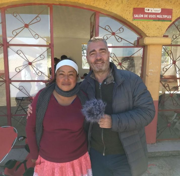 con Guadalupe a amealco